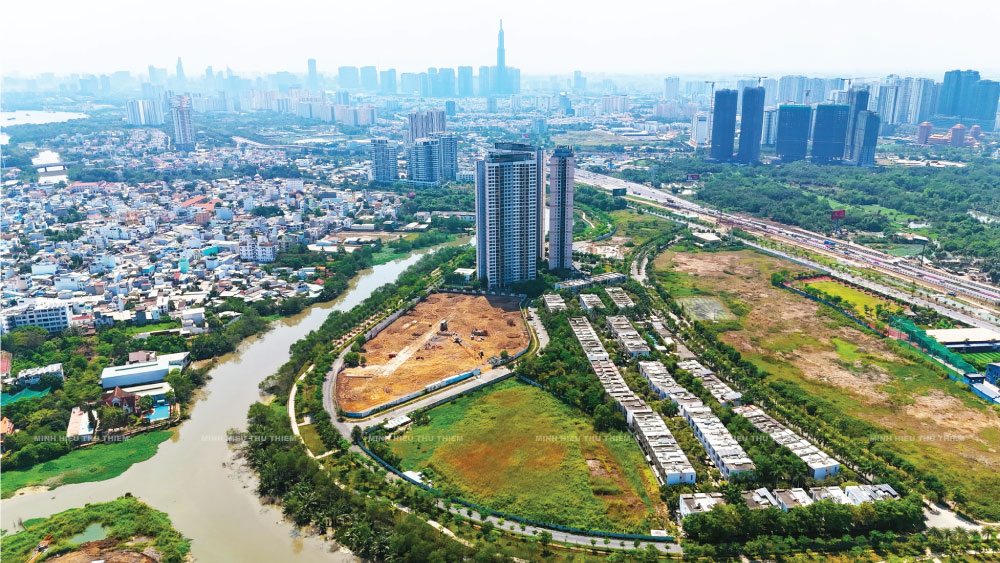 Hình ảnh tiến độ dự án palm river