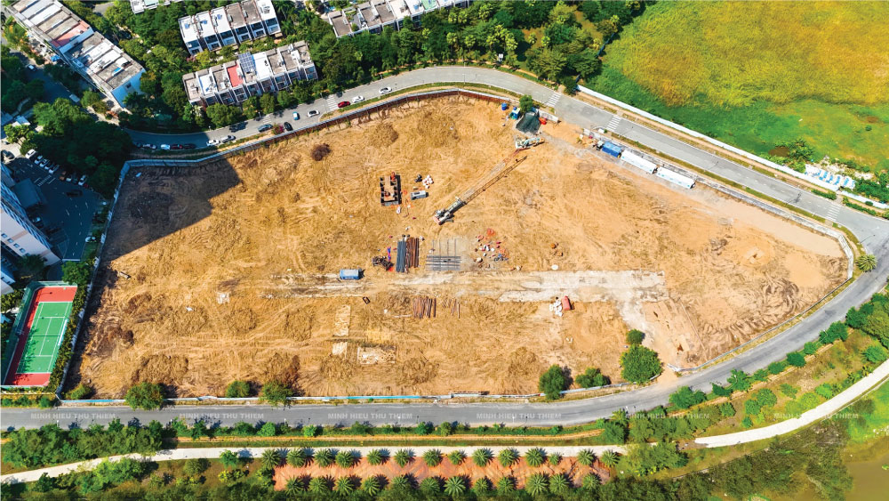 Hình ảnh tiến độ dự án palm river